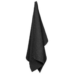 The Organic Company Big Waffle hand towel, 50 x 130 cm, dark grey