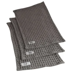 The Organic Company Big Waffle mini towel, 3 pcs, clay