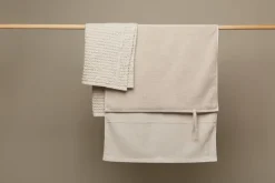 The Organic Company Big Waffle hand towel, stone