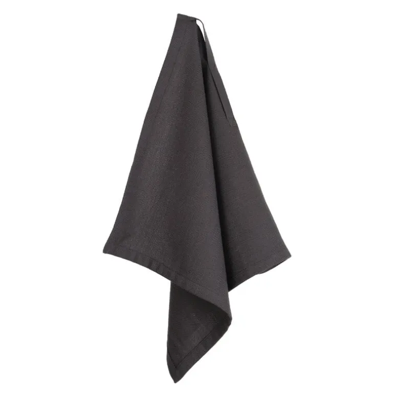 The Organic Company Dinner napkin, 4 pcs, dark grey