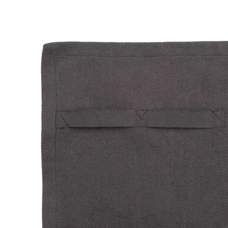 The Organic Company Dinner napkin, 4 pcs, dark grey