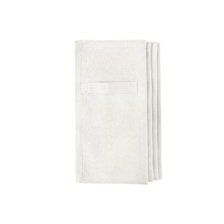 The Organic Company Everyday napkin, 4 pcs, natural white