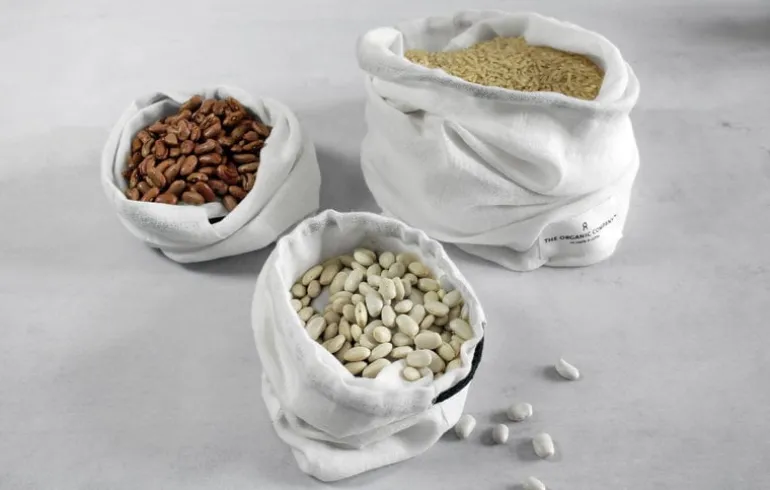 The Organic Company Food Bag, natural white