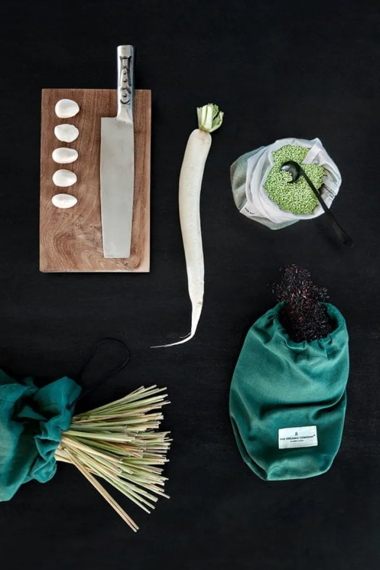 The Organic Company Food Bag, dark green