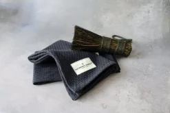 The Organic Company Kitchen and wash cloth, dark grey