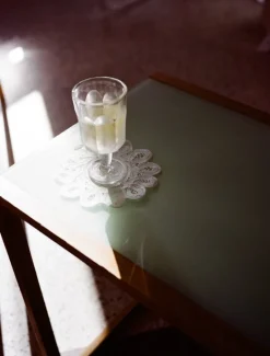 The Table Project Facet 02 stem glass, set of 2, clear