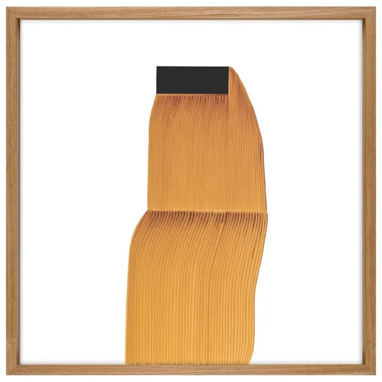 The Wrong Shop Drawing 11 poster with oak frame, 69.5 x 69.5 cm