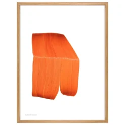 The Wrong Shop Drawing 1 poster with oak frame, 52.5 x 70.3 cm