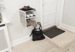 Tica Copenhagen Dot doormat, 45 x 75 cm, black