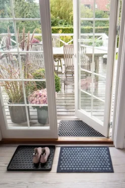 Tica Copenhagen Dot doormat, 60 x 90 cm, black
