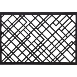 Tica Copenhagen Lines doormat, 60 x 90 cm, black
