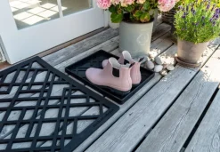 Tica Copenhagen Lines doormat, 60 x 90 cm, black