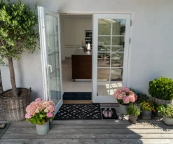 Tica Copenhagen Lines doormat, 60 x 90 cm, black