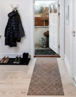 Tica Copenhagen Lines doormat, 60 x 90 cm, black