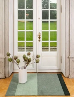 Tica Copenhagen Stripes horizontal rug, 90 x 130 cm, green