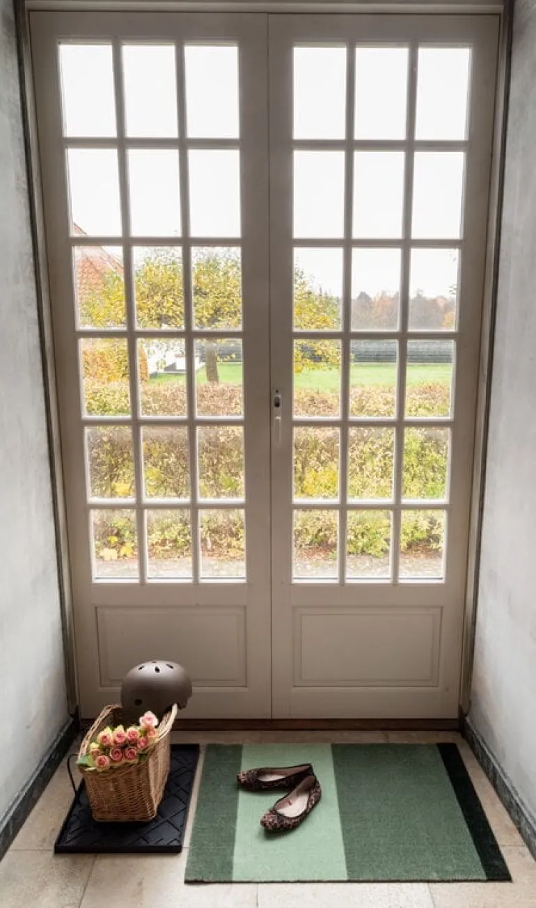 Tica Copenhagen Stripes horizontal rug, 60 x 90 cm, green