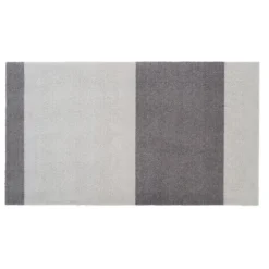 Tica Copenhagen Stripes horizontal floor mat, 60 x 90 cm, grey
