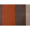 Tica Copenhagen Stripes horizontal rug, 90 x 130 cm, brown - terracotta