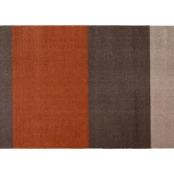 Tica Copenhagen Stripes horizontal rug, 90 x 130 cm, brown - terracotta