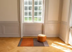 Tica Copenhagen Stripes horizontal rug, 90 x 130 cm, brown - terracotta