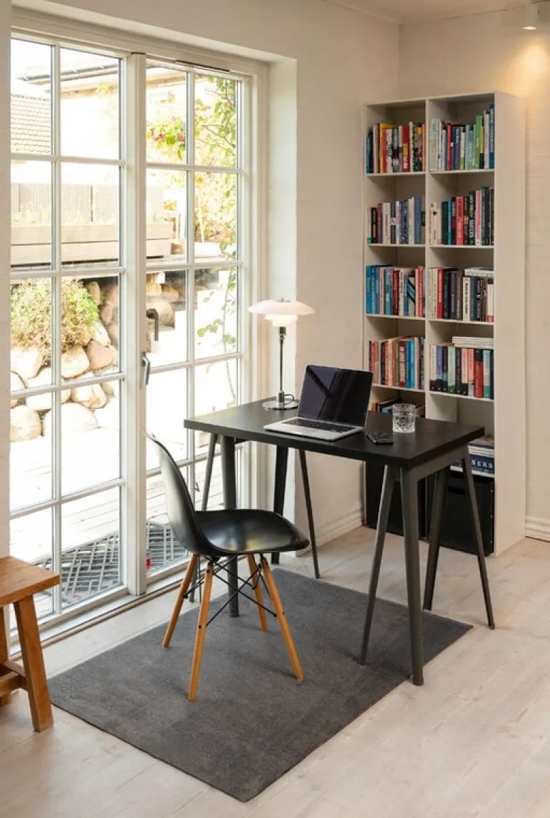 Tica Copenhagen Uni color rug, 90 x 130 cm, steel grey