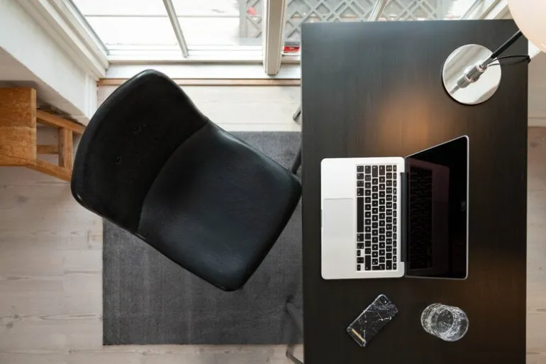 Tica Copenhagen Uni color rug, 90 x 130 cm, steel grey