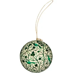Tikau Birds bauble, green