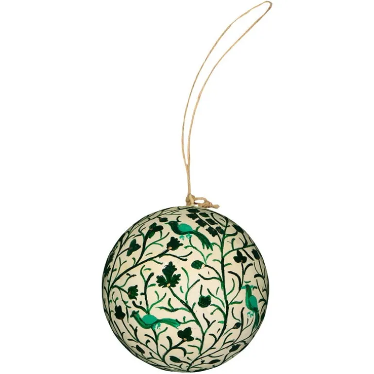 Tikau Birds bauble, green