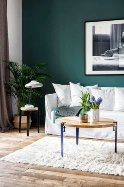 TIPTOE Coffee table and bench leg 43 cm, 1 piece, mineral blue