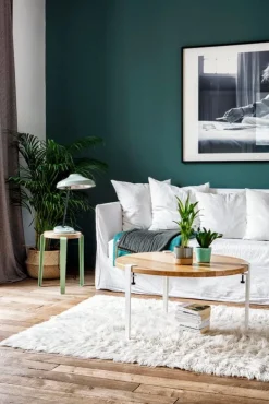 TIPTOE Coffee table and bench leg 43 cm, 1 piece, mineral blue