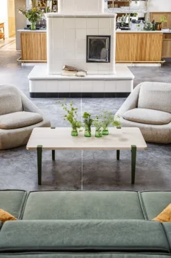 TIPTOE Coffee table and bench leg 43 cm, 1 piece, rosemary green