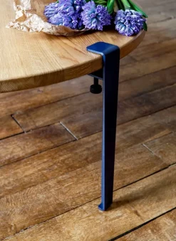 TIPTOE Coffee table and bench leg 43 cm, 1 piece, dark steel