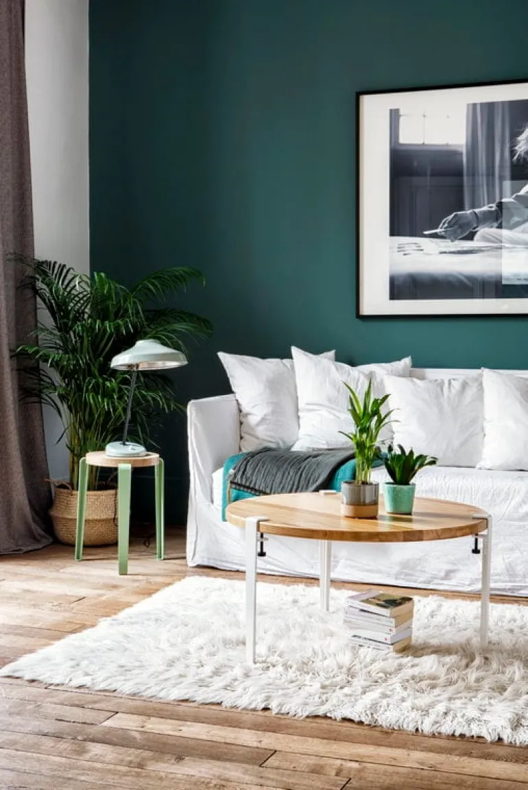 TIPTOE Coffee table and bench leg 43 cm, 1 piece, graphite black