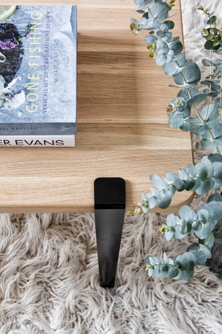 TIPTOE Coffee table and bench leg 43 cm, 1 piece, graphite black