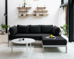 TIPTOE Easy ottoman, austral grey - slate grey