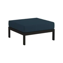 TIPTOE Easy ottoman, graphite black - midnight blue