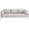 TIPTOE Easy 3-seater sofa, austral grey - heather grey