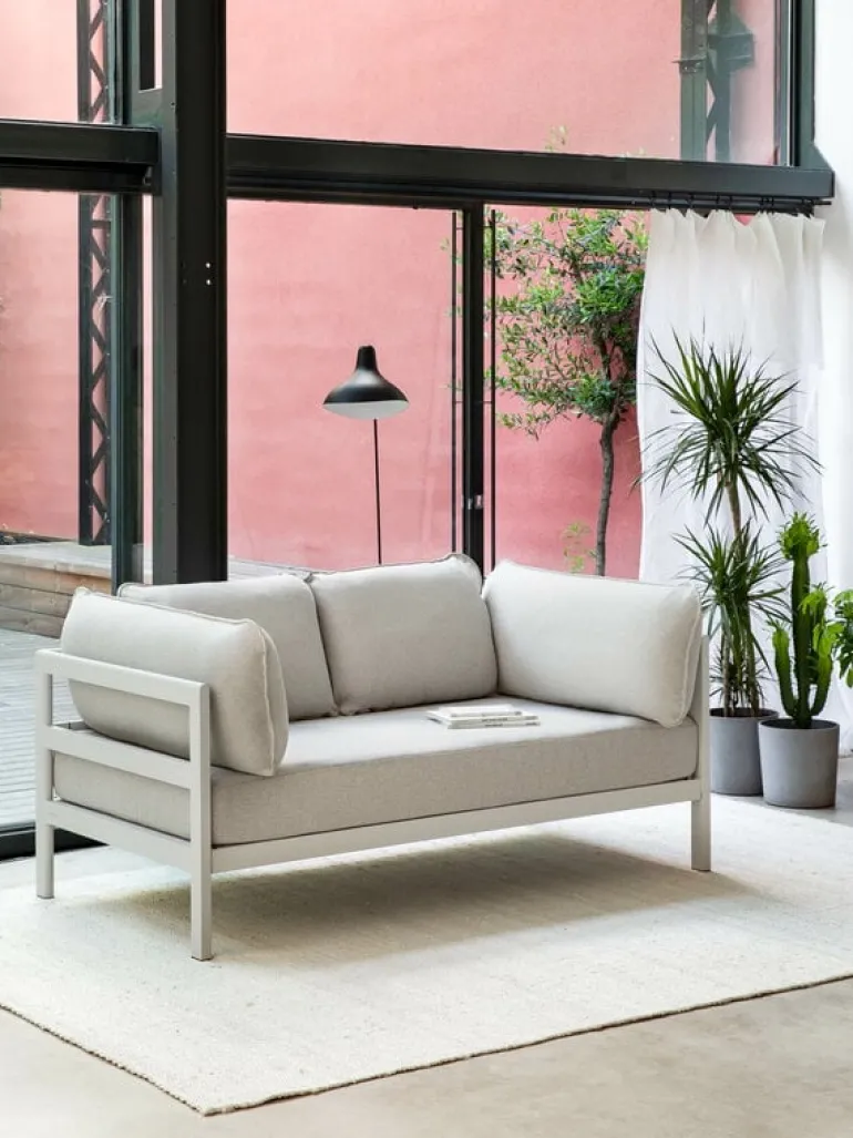 TIPTOE Easy 2-seater sofa, austral grey - heather grey