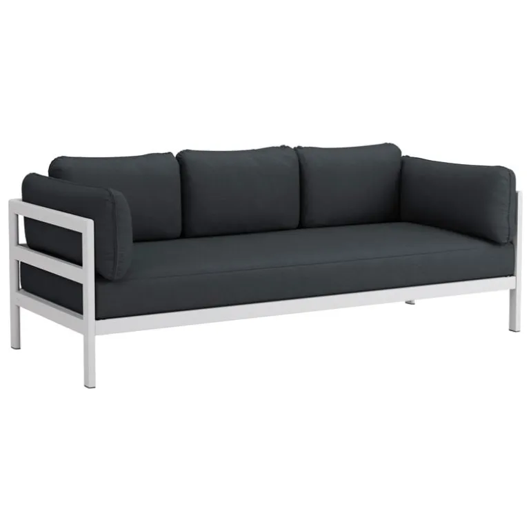 TIPTOE Easy 3-seater sofa, austral grey - slate grey