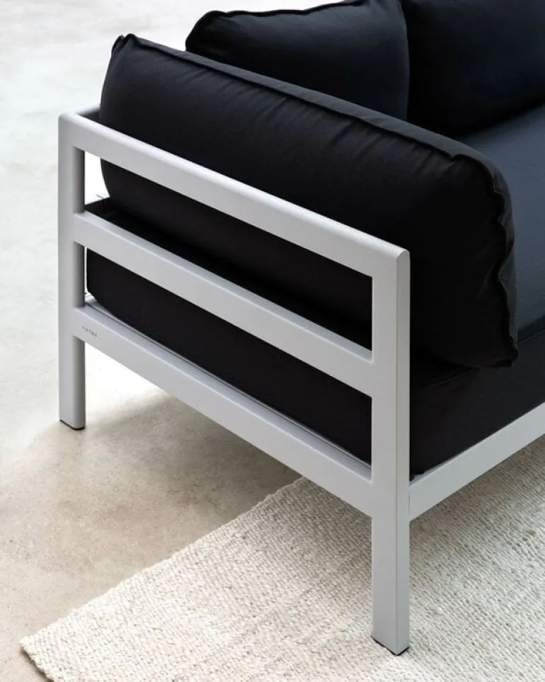 TIPTOE Easy 3-seater sofa, austral grey - slate grey