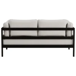 TIPTOE Easy 2-seater sofa, graphite black - heather grey