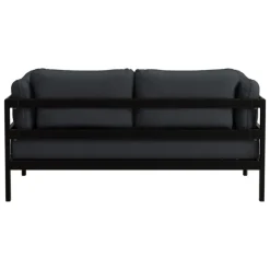 TIPTOE Easy 2-seater sofa, graphite black - slate grey