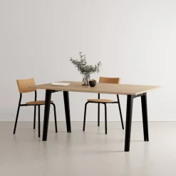 TIPTOE New Modern table 160 x 95 cm, oak - graphite black