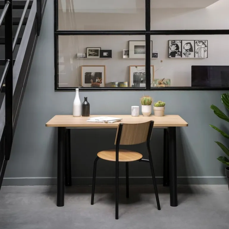 TIPTOE New Modern table 160 x 95 cm, oak - graphite black