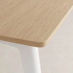 TIPTOE New Modern table 220 x 95 cm, oak - cloudy white
