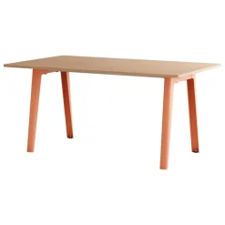TIPTOE New Modern table 160 x 95 cm, oak - ash pink