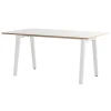 TIPTOE New Modern table 160 x 95 cm, white laminate - cloudy white