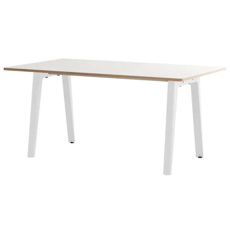TIPTOE New Modern table 160 x 95 cm, white laminate - cloudy white