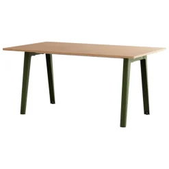 TIPTOE New Modern table 160 x 95 cm, oak - rosemary green
