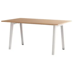 TIPTOE New Modern table 160 x 95 cm, oak - cloudy white